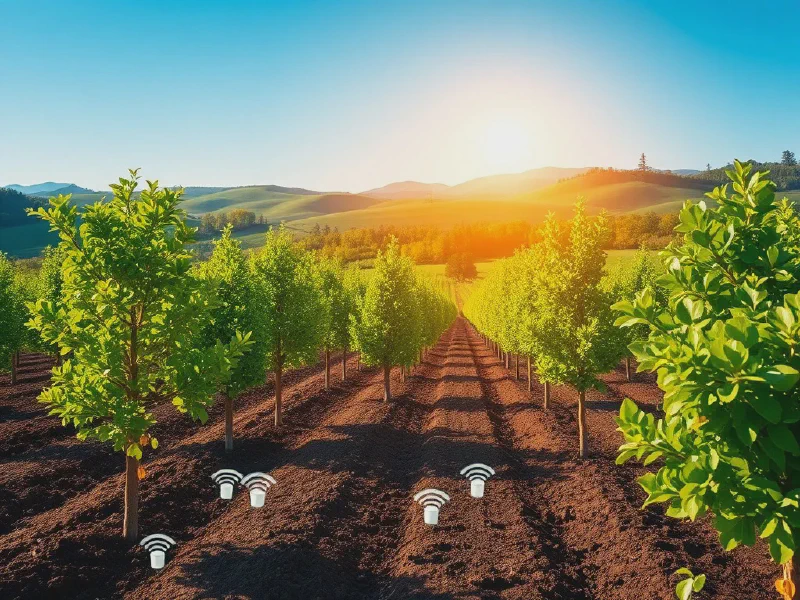Maximizing Tree Health with WiFi-Connected Soil Sensors at Coronado Tree Farm